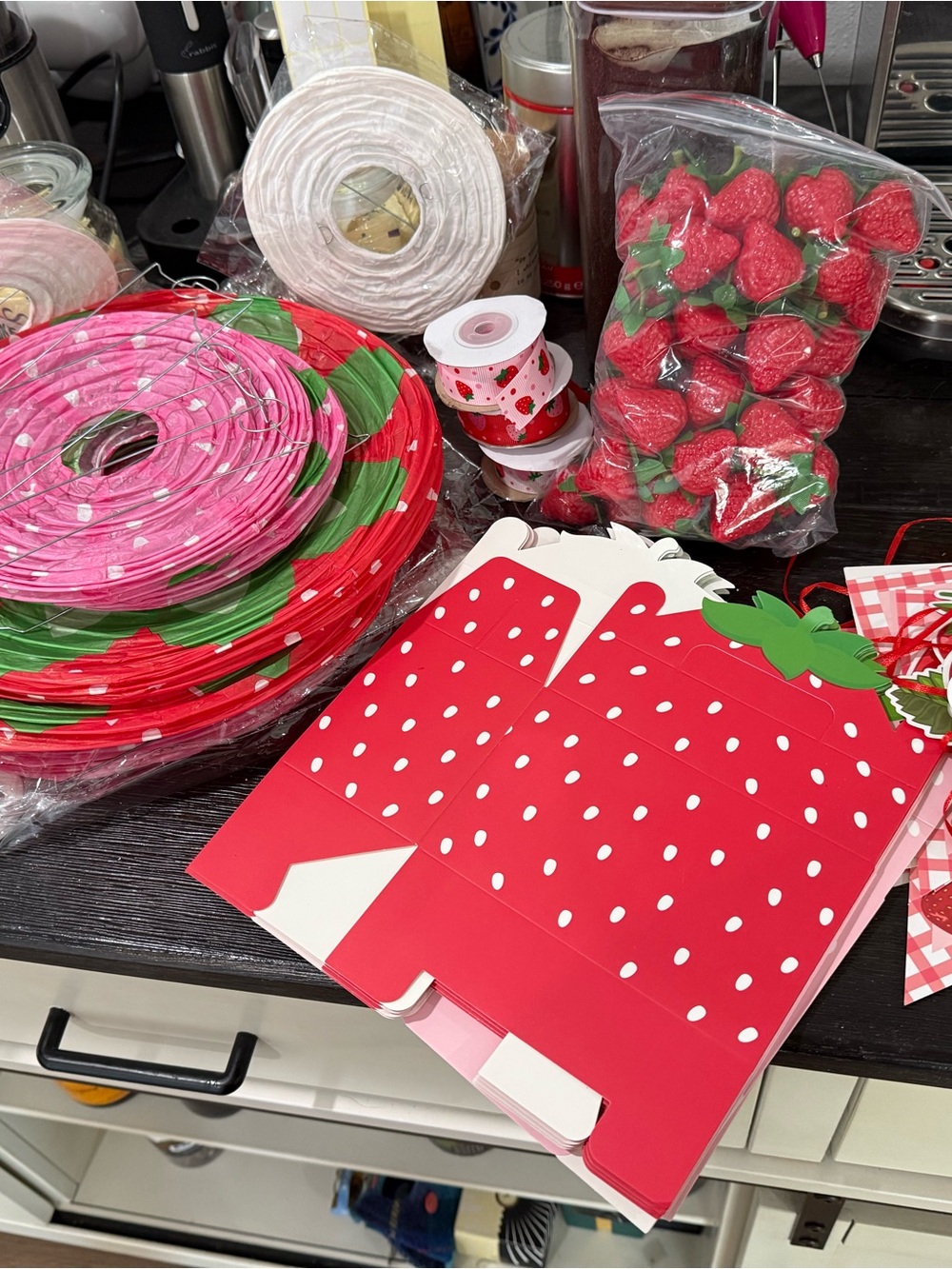 Strawberry-Themed Party Decor and Misc , Berry First Birthday Party decor